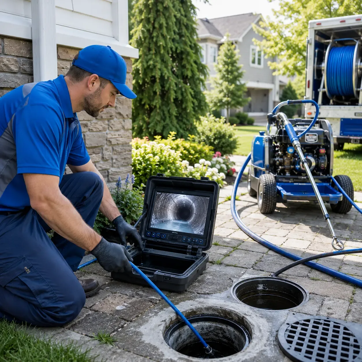 Outdoor drain cleaning professionals serving Surry, ME